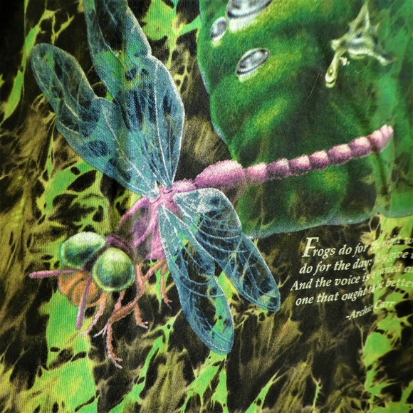 Wild Wear Tee T Shirt USA Archie Carr L Frogs - Picture 3 of 7